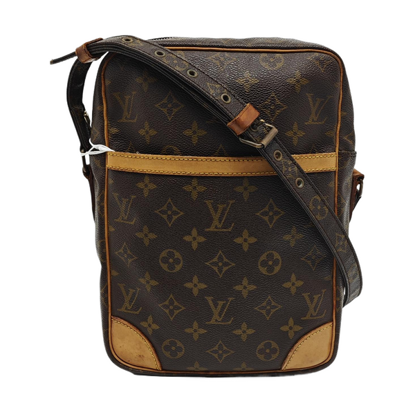 DANUBE Monogram Coated Canvas Brown