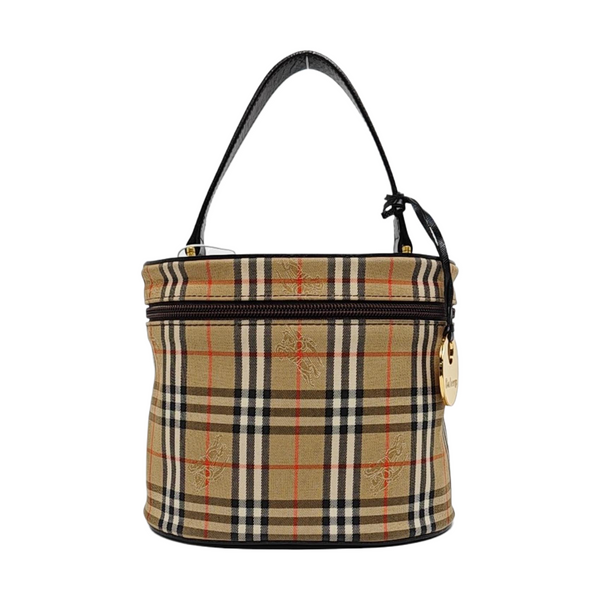 Canvas Top Handle Bag Beige