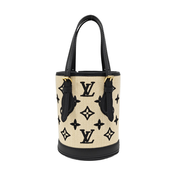 Nano Bucke Monogram Fabric Beige