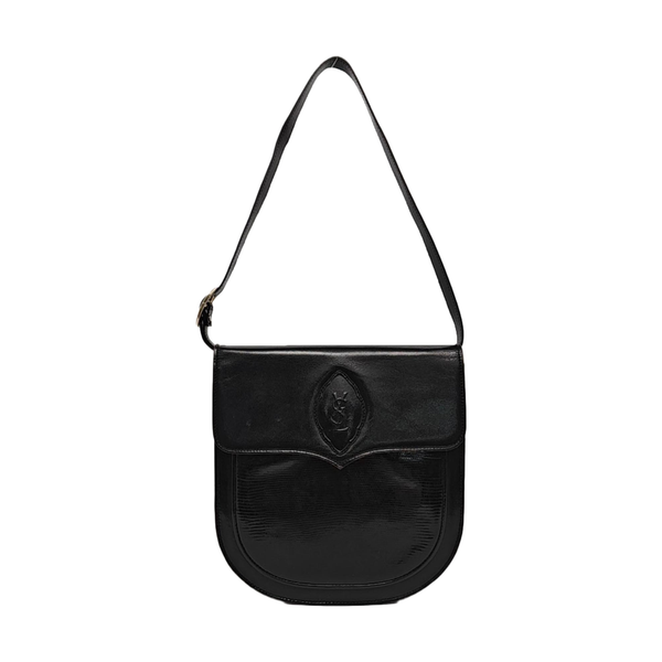 Lambskin Shoulder Bag Black