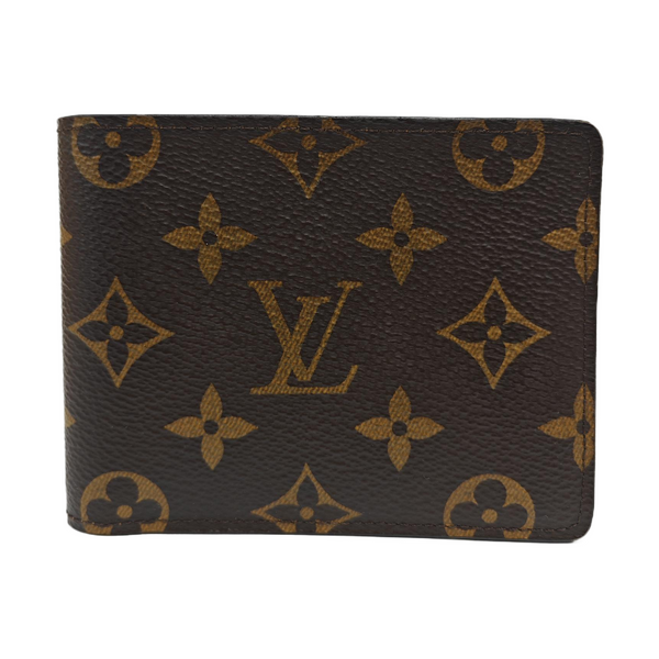 MARCO Monogram Coated Canvas Brown Wallet