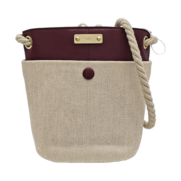 Canvas Bucket Bag Gray
