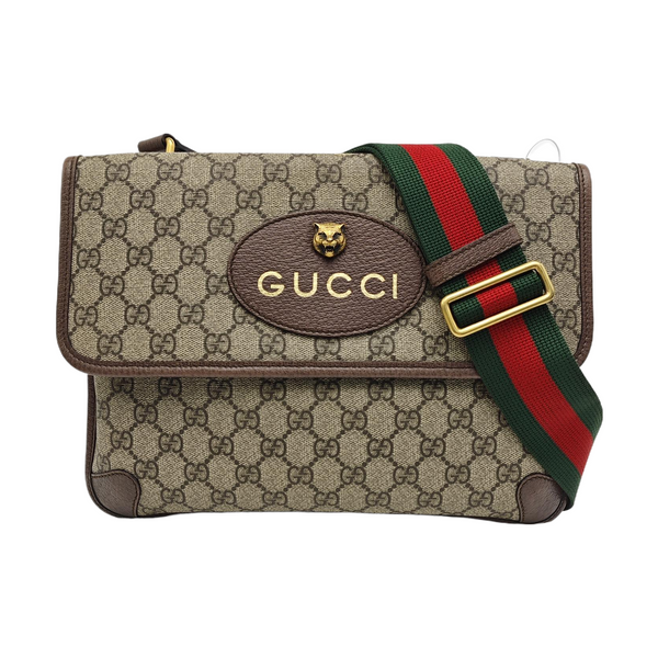 Neo Vintage Large Monogram Coated Canvas Brown