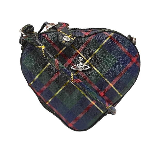 Coated Canvas Shoulder Bag Green