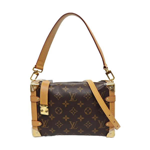 SIDE TRUNK MM Monogram Coated Canvas Brown