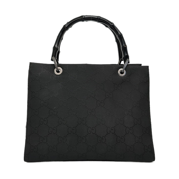 Authenticated pre-owned Bamboo 1947 Monogram Fabric Black - Tote Bag at Looply