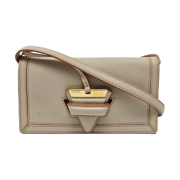 Authenticated pre-owned Barcelona Mini Calfskin Beige - Shoulder Bag at Looply