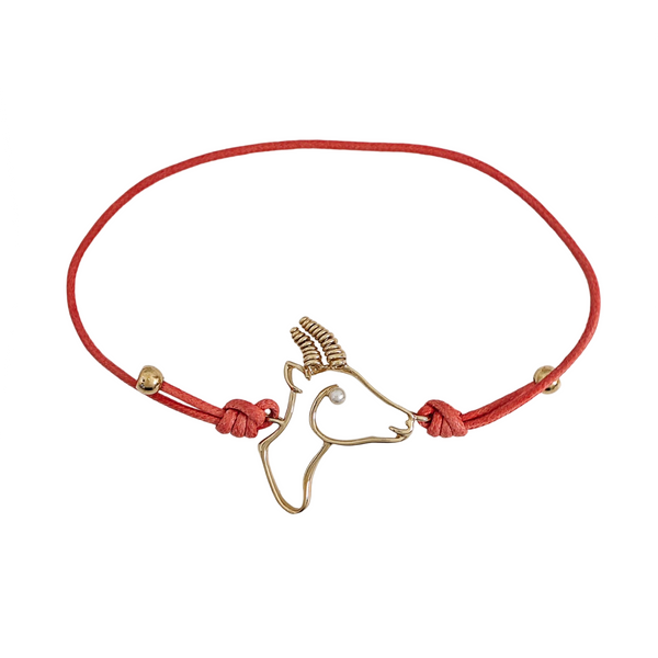Fabric Red Bracelet