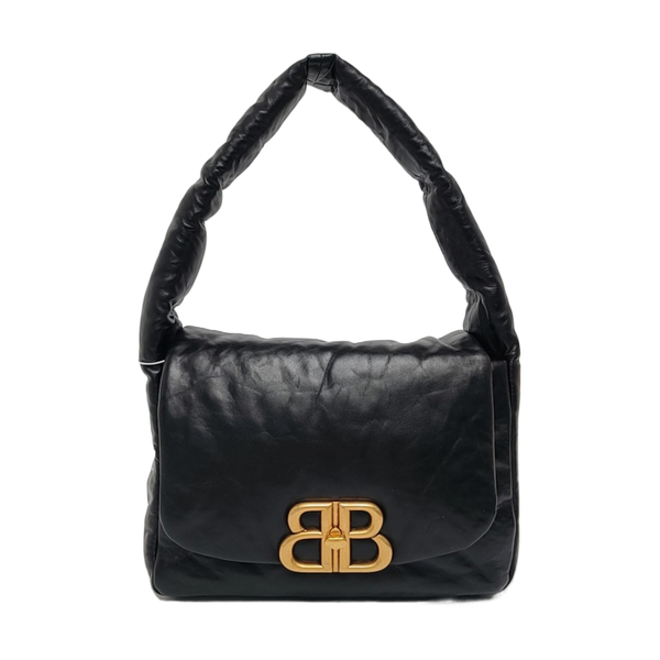 Monaco Small Calfskin Black