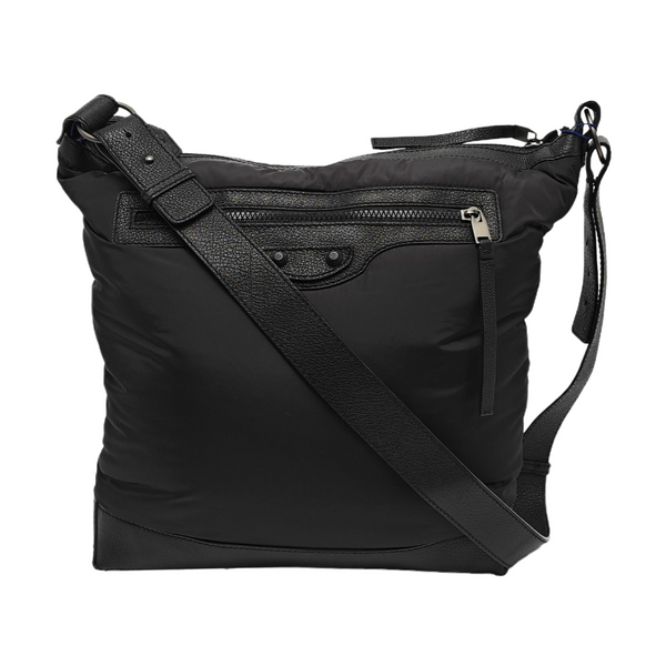 Nylon Shoulder Bag Black