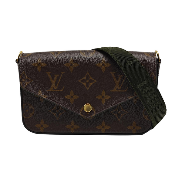 FÉLICIE Monogram Coated Canvas Brown