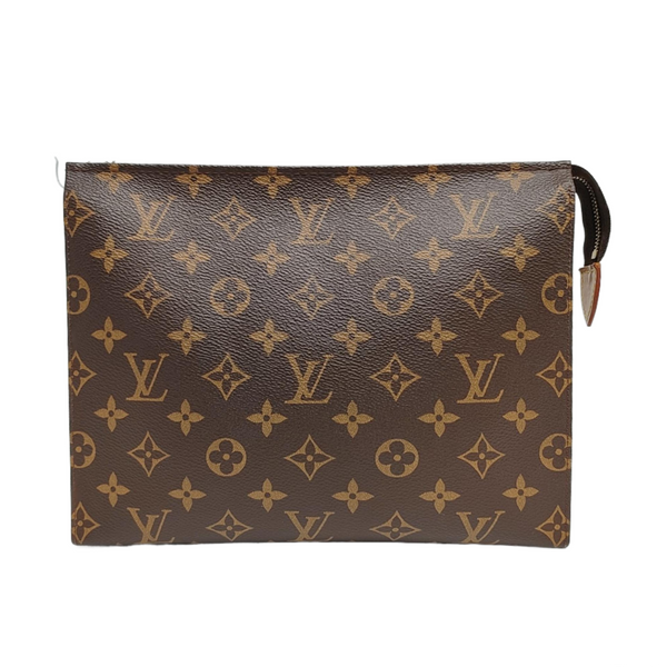 TOILET POCKET 26 Monogram Coated Canvas Brown