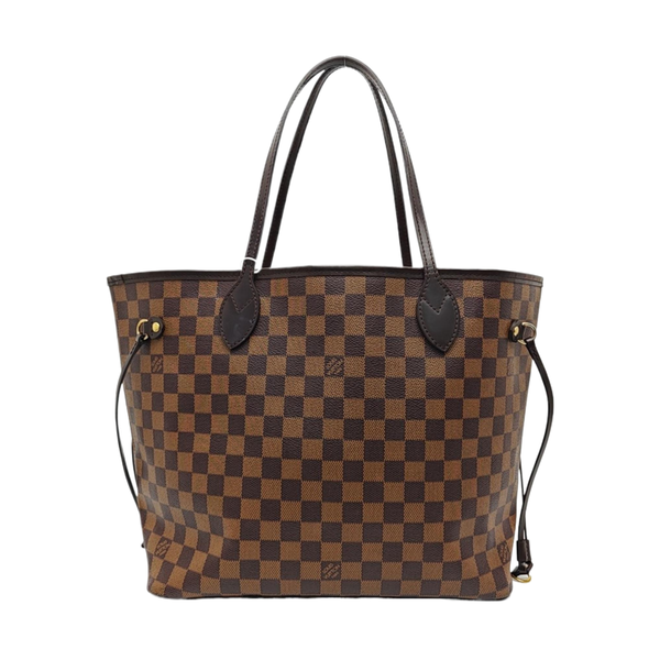 NEVERFULL MM Damier Ebene Coated Canvas Brown