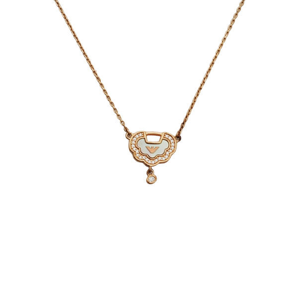 925 Sterling Silver Gold Necklace