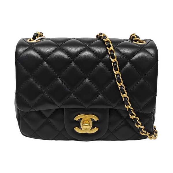 CLASSIC FLAP Mini Quilted Lambskin Black