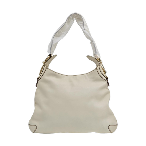 Calfskin Shoulder Bag White