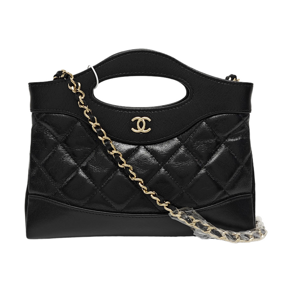 CHANEL 31 Quilted Lambskin Black
