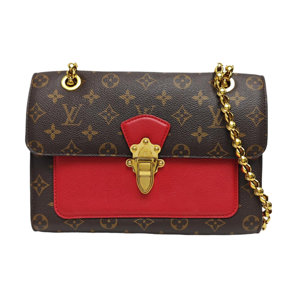 VICTOIRE Monogram Coated Canvas Brown