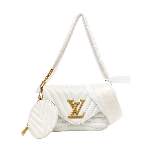 NEW WAVE Quilted Calfskin White