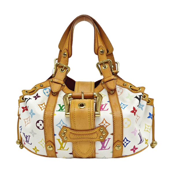 LV × TM THEDA GM Monogram Coated Canvas White