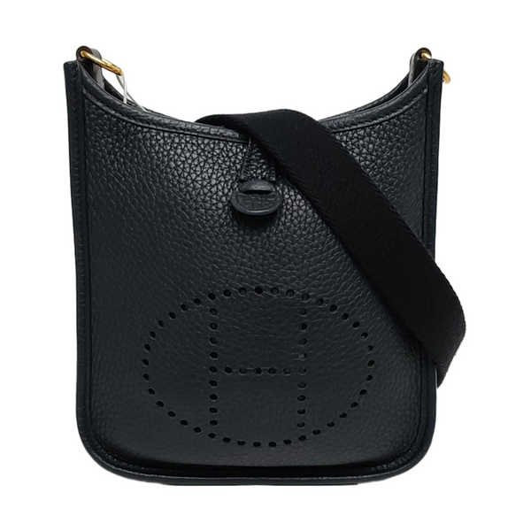 Authenticated pre-owned Evelyne TPM Clemence Black - Shoulder Bag at Looply