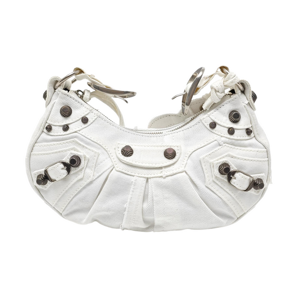 Le Cagole Mini Canvas White