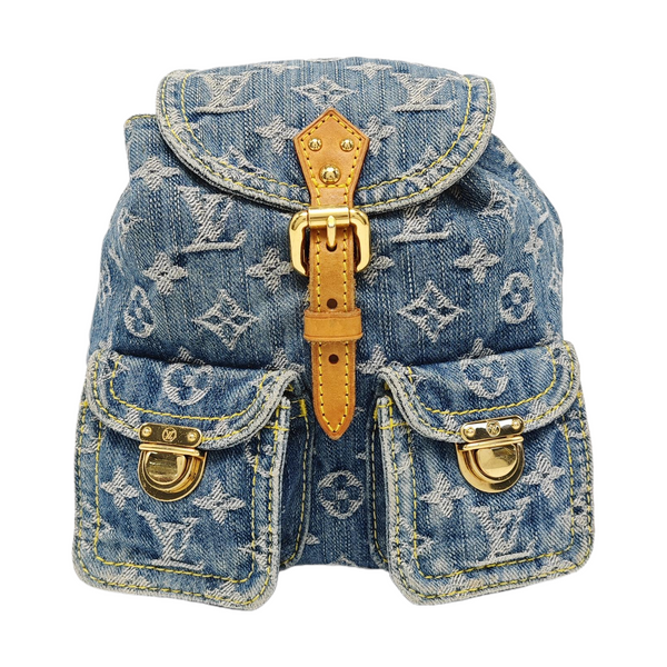 SAC AD Monogram Denim Blue
