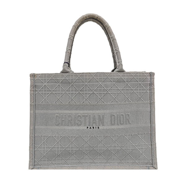 Book Tote Medium Canvas Gray