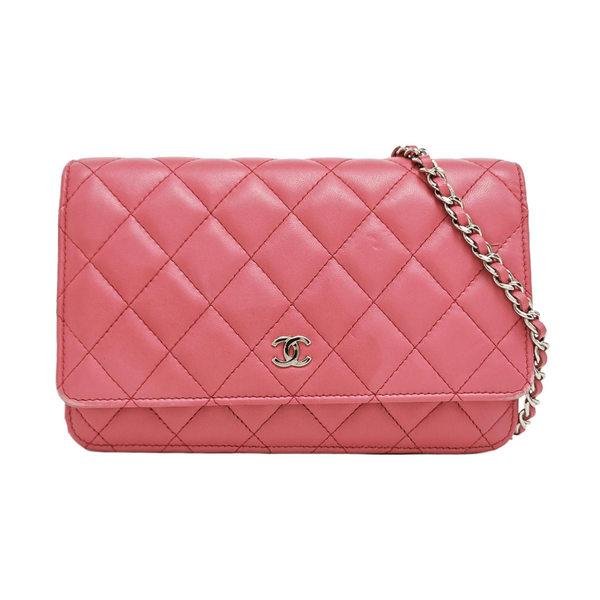 WOC Quilted Lambskin Pink