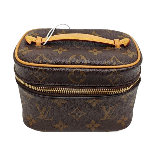 NICE Super Mini Monogram Coated Canvas Brown