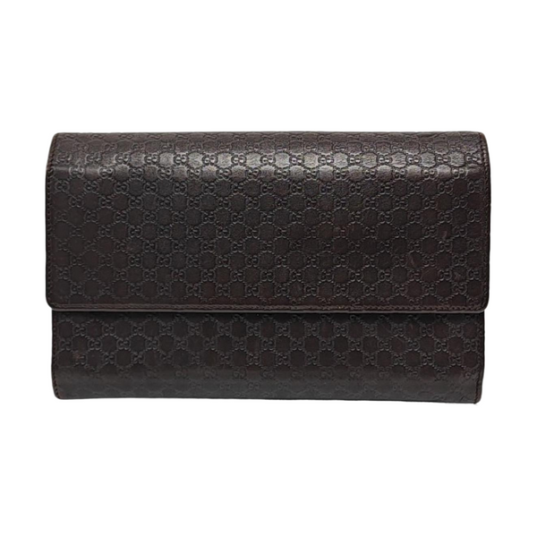 Ligne Shima Monogram Calfskin Brown