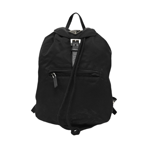 Nylon Backpack Black
