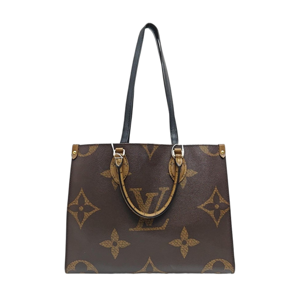 ONTHEGO MM Monogram Coated Canvas Brown
