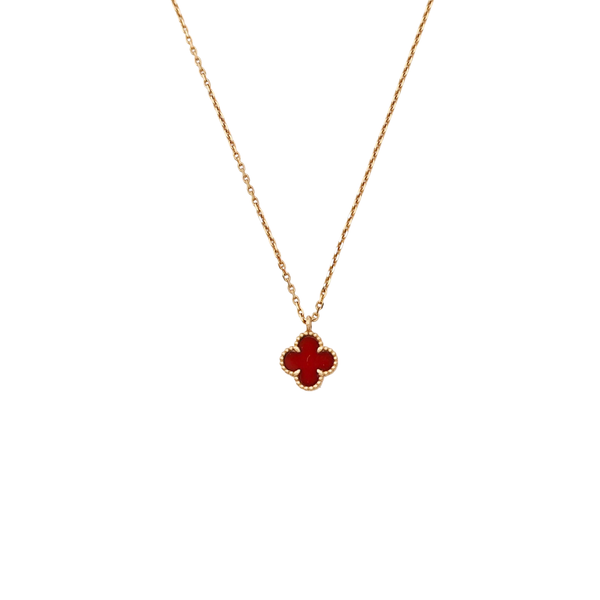 Sweet Alhambra 18k Rose Gold Necklace