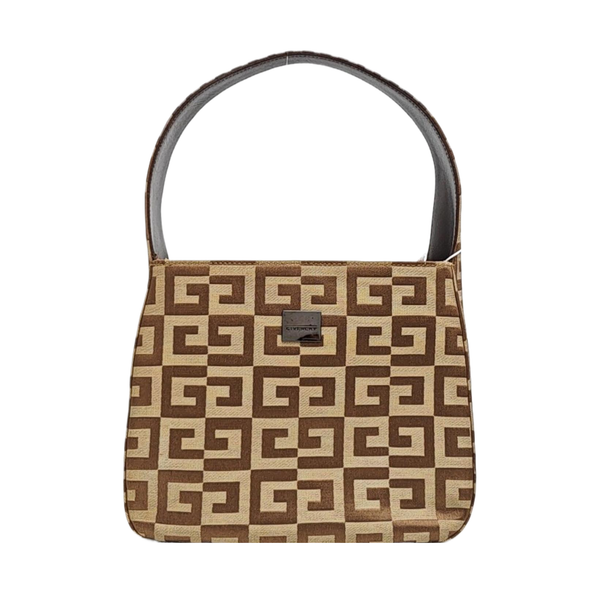Canvas Shoulder Bag Brown