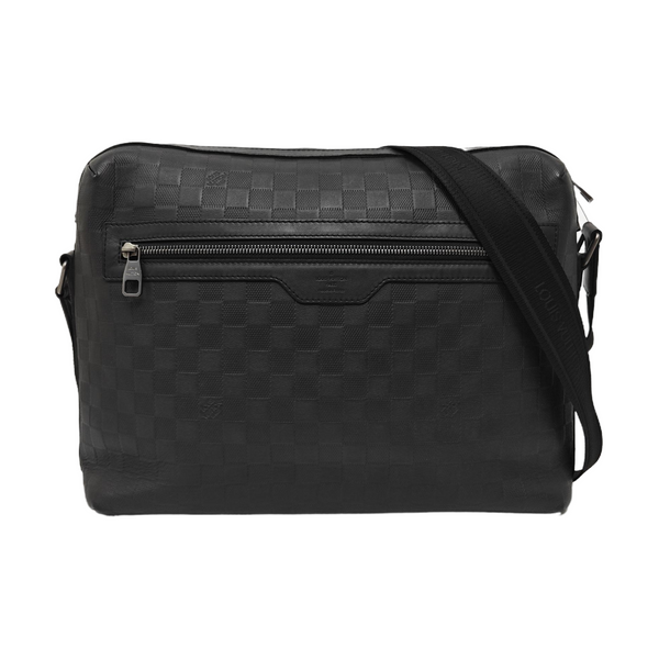 CALYPSO Damier Graphite Calfskin Black