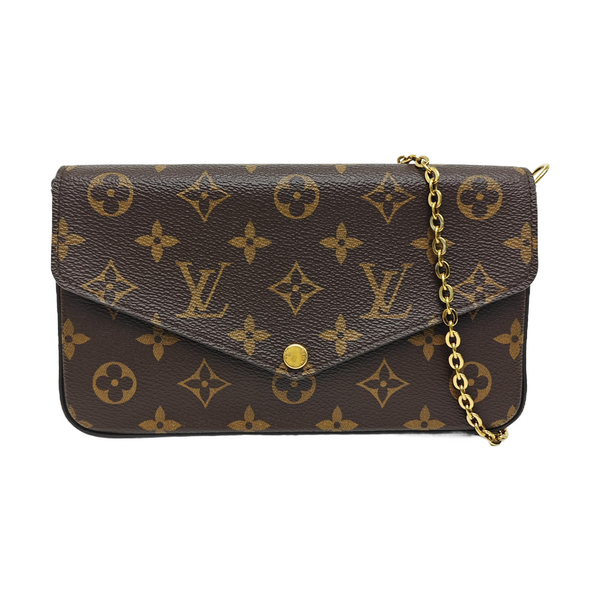 FÉLICIE Monogram Coated Canvas Brown