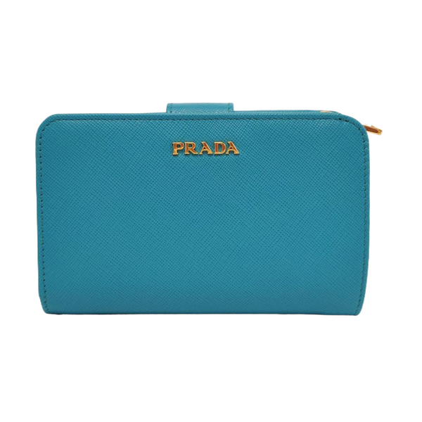 Saffiano Calfskin Wallet Blue