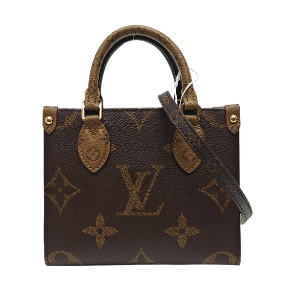 ONTHEGO BB Monogram Coated Canvas Brown