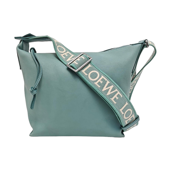 Calfskin Shoulder Bag Blue