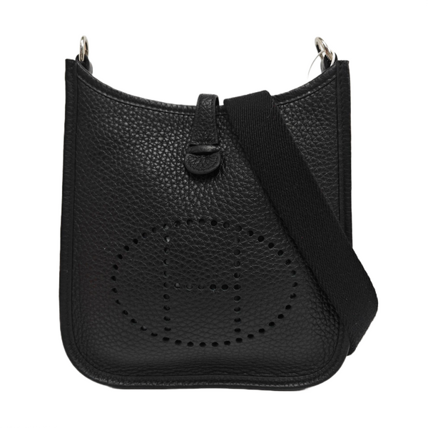 Authenticated pre-owned Evelyne TPM Clemence Black - Shoulder Bag at Looply