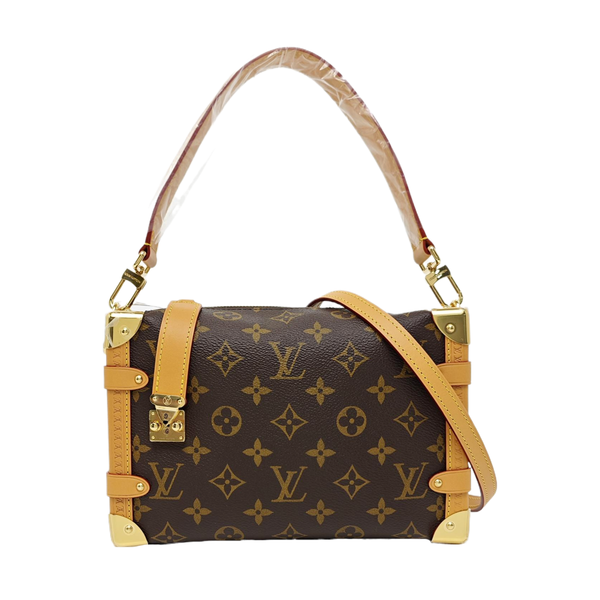 SIDE TRUNK MM Monogram Coated Canvas Brown