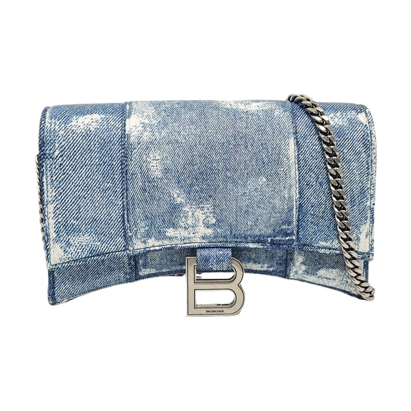 Hourglass Small Calfskin Blue