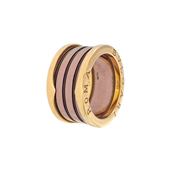 B.ZERO1 18k Rose Gold Ring EU 56