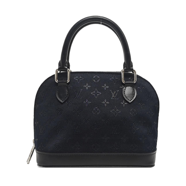 ALMA Mini Monogram Silk Satin Black