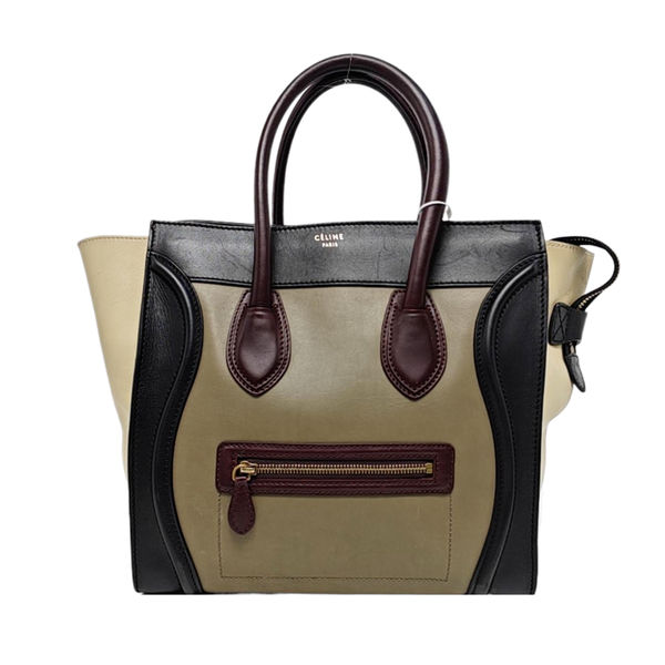 Authenticated pre-owned LUGGAGE Mini Calfskin Multicolor - Tote Bag at Looply