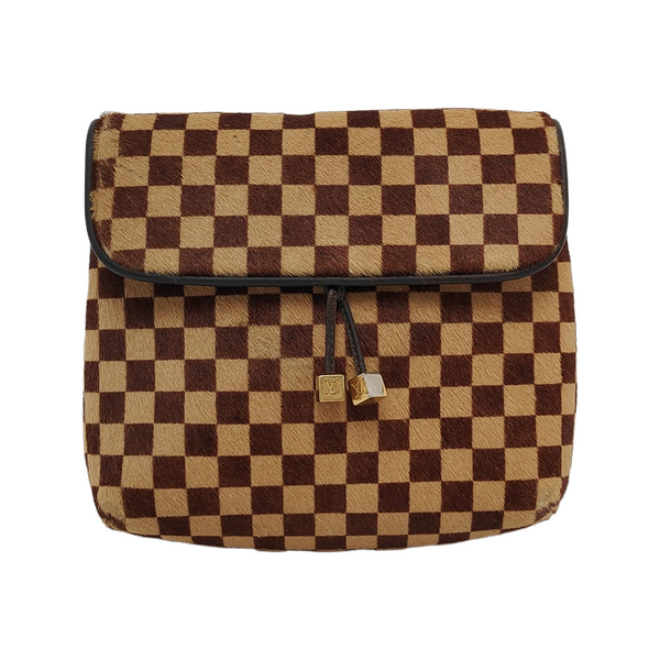 GAZELLE Damier Ebene Horsehair Brown