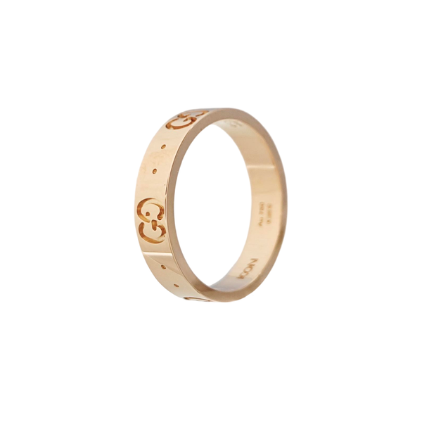 Anillo Icon en oro rosa de 18k HK 10