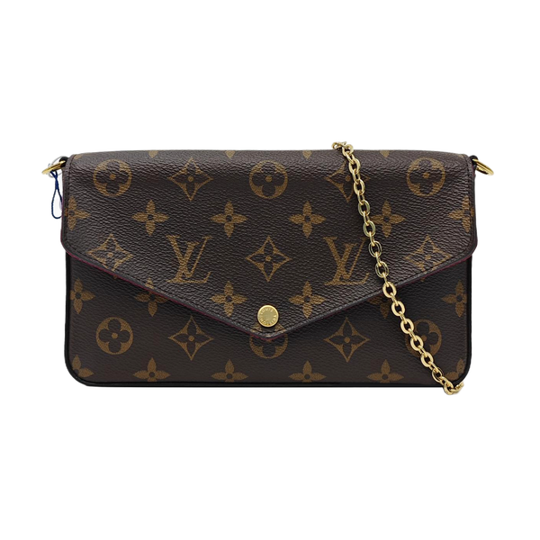 FÉLICIE Monogram Coated Canvas Brown