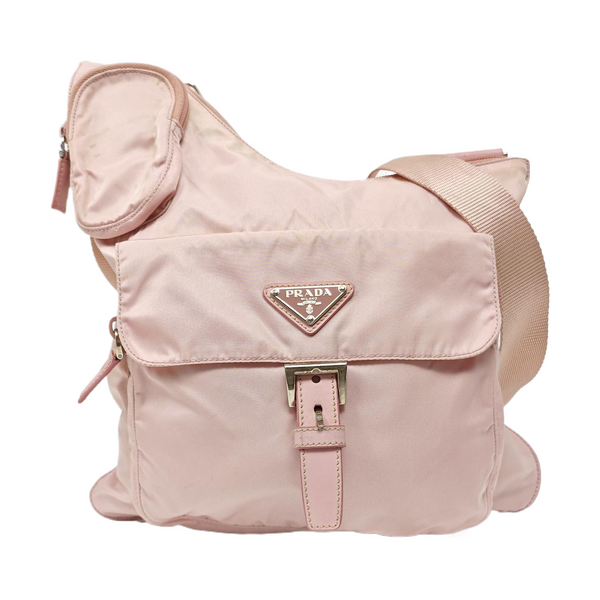Nylon Shoulder Bag Pink